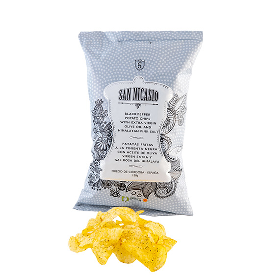 Chips de pommes de terre - poivre